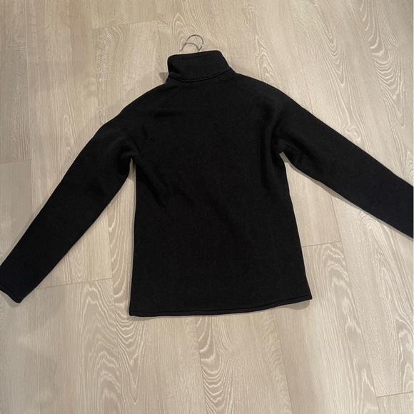 NWOT Patagonia Women's Better Sweater® Quarter-Zip Fleece Top Black size Small - Picture 15 of 16